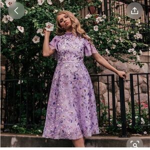 NWT JessaKae Regale Dress in Lavender Size Small